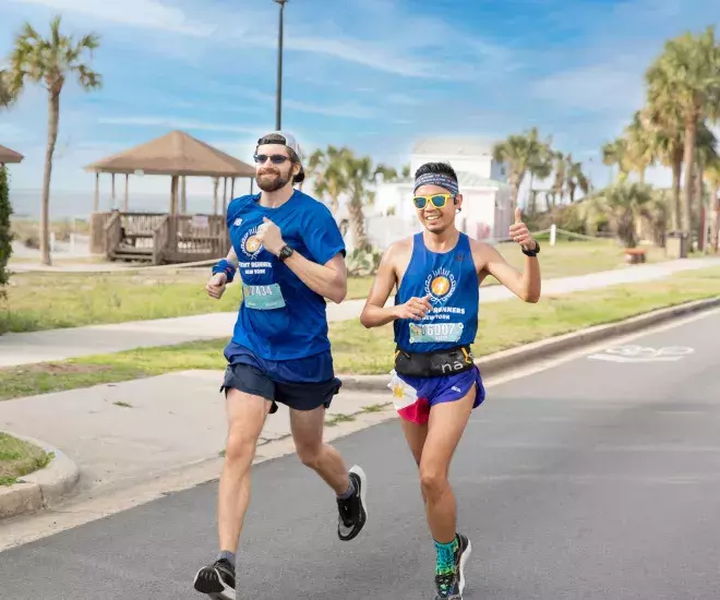 Running in Myrtle Beach Marathon