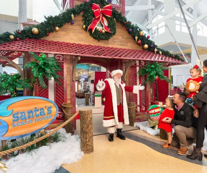 Coastal Grand Mall Holiday Family Santa