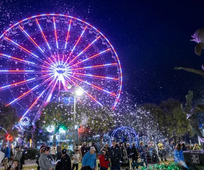 Winter Wonderland at The Beach Illuminates Myrtle Beach Boardwalk