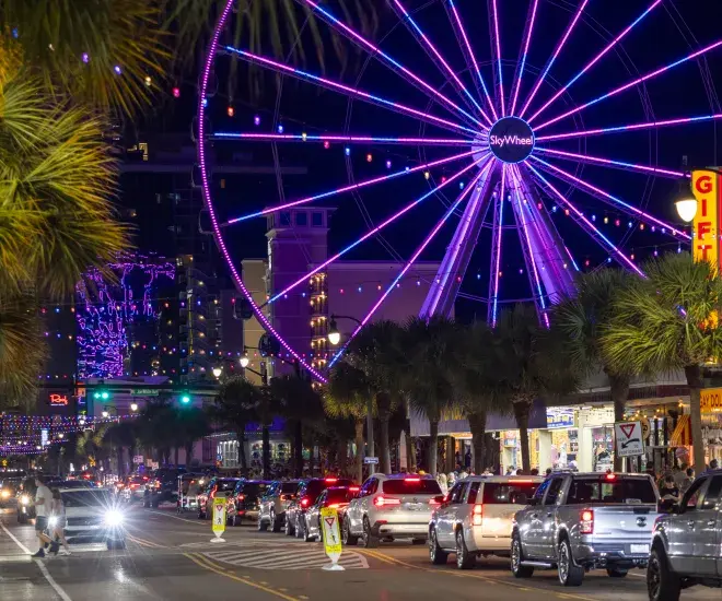 Myrtle Beach Ocean Boulevard Lights