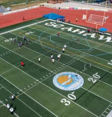 Doug Shaw Stadium Aerial in Myrtle Beach