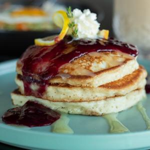 Lemon Ricotta Pancakes at Winna's Kitchen