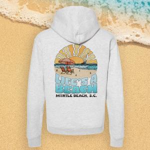 Fin First Beach Easy Hoodie