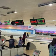 Myrtle Beach Bowl bowling alleys with adults and children bowling