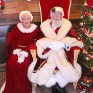 Santa Frank as Santa with Mrs. Claus