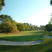 Litchfield Country Club fairway with trap in foreground