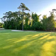 Tradition Golf Club sunrise view of green