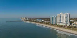 Aerial view of Bay View Resort on the oceanfront Photo 14