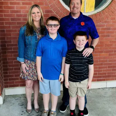 Shannon and her family.