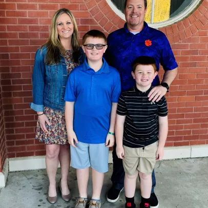 Shannon and her family.