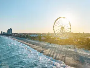 Myrtle Beach Skyline Oceanfront Downtown SkyWheel
