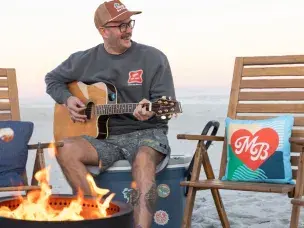 Beach Easy Bonfire Music