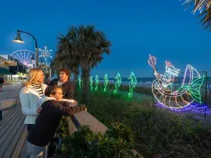Winter Wonderland at The Beach Lights Display