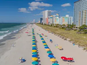 Myrtle Beach Drone Beach Beauty Aerial