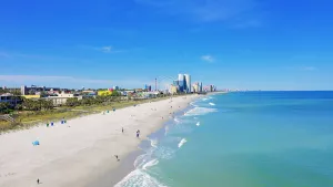 Coast aerial looking north