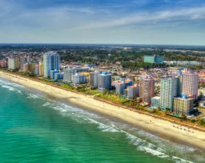 Myrtle Beach Coast Aerial