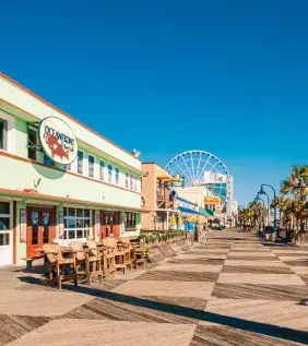 Myrtle Beach Boardwalk with SkyWheel