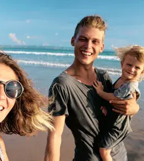 Family at the Beach