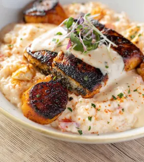 Seafood dish at Drunken Jacks