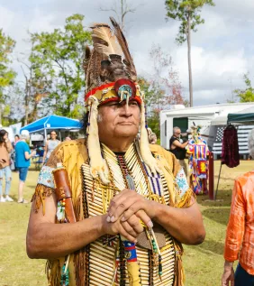 Waccamaw Indian Chef at the Waccamaw Indian Festival