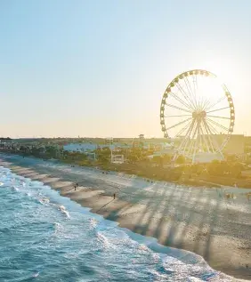 Myrtle Beach Skyline Oceanfront Downtown SkyWheel