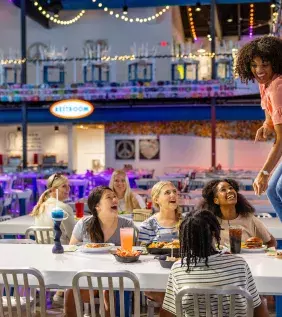 The Hangout Broadway at The Beach Dancing Table Family Dining Teens