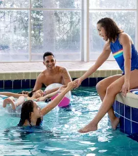 Winter Indoor Pool Hotel Family
