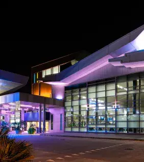 Myrtle Beach International Airport (MYR) night shot