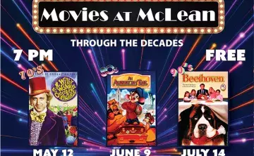 Movies at McLeam flyer