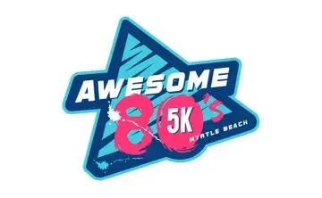Awesome 80s 5K Run Walk logo