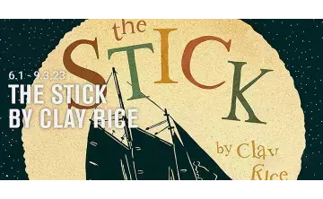 The Stick book cover with sailboat silhouette