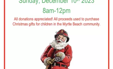 Myrtle Beach Professional Firefighters’ 13th Annual Pancake Breakfast with Santa Fundraiser 