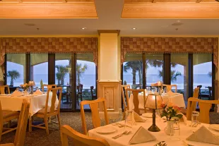 Cypress Dining Room with ocean view