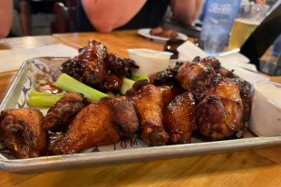 The Grumpy Monk wings