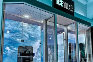 Icetime Luxe storefront with signage