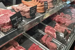 The Salty Butcher meat counter