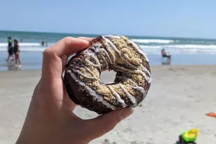 Donuts on the beach