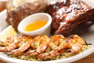 Shrimp & Ribs combo