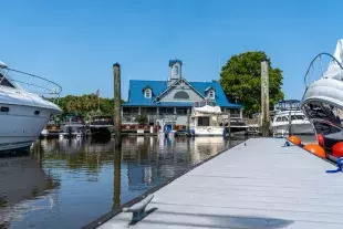 Marina boat slips