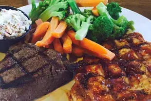 Thornys Steak dinner