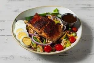 Blackbeard Salad with Blackened Salmon Photo 3