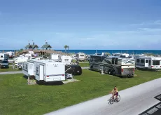 Camping by the ocean