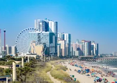 Myrtle Beach Oceanfront with Skyline