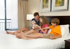 Pet friendly room - family with pet