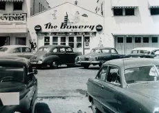 Vintage picture of Bowery near Boardwalk