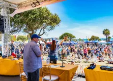 View from Main Stage at Beach "N Chili Fest