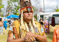 Waccamaw Indian Chef at the Waccamaw Indian Festival