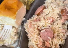 Shorty's Grill Chicken Bog lunch plate