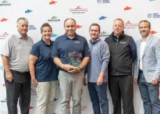 Myrtle Beach Regional Sports Alliance accepts 2024 Sports Tourism Organization of the Year award from Sports ETA