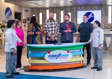 Chef Swap Season 3 with hosts, judges and competitors